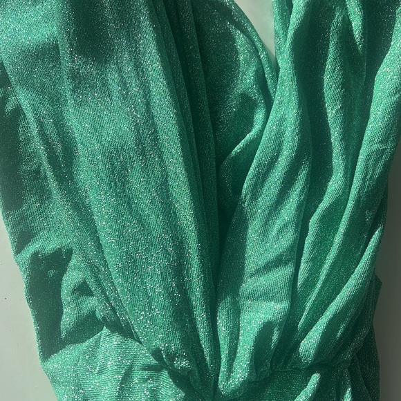 Baobab green sparkly gown XS - Picture 5 of 5